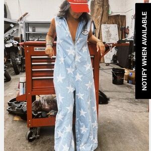 BADWOOD “American denim jumpsuit” small SOLD OUT IN SECONDS